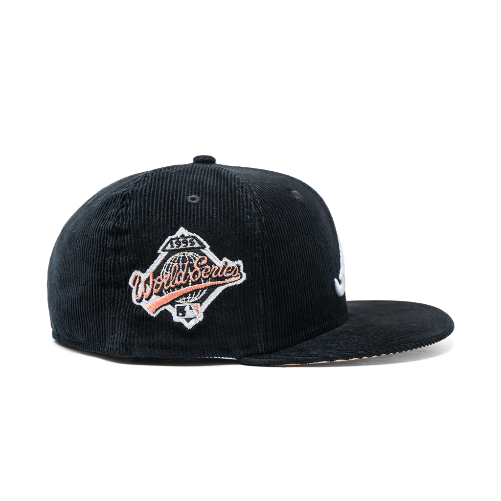Shop New Era 59Fifty Atlanta Braves Sunflower Seeds Fitted Hat