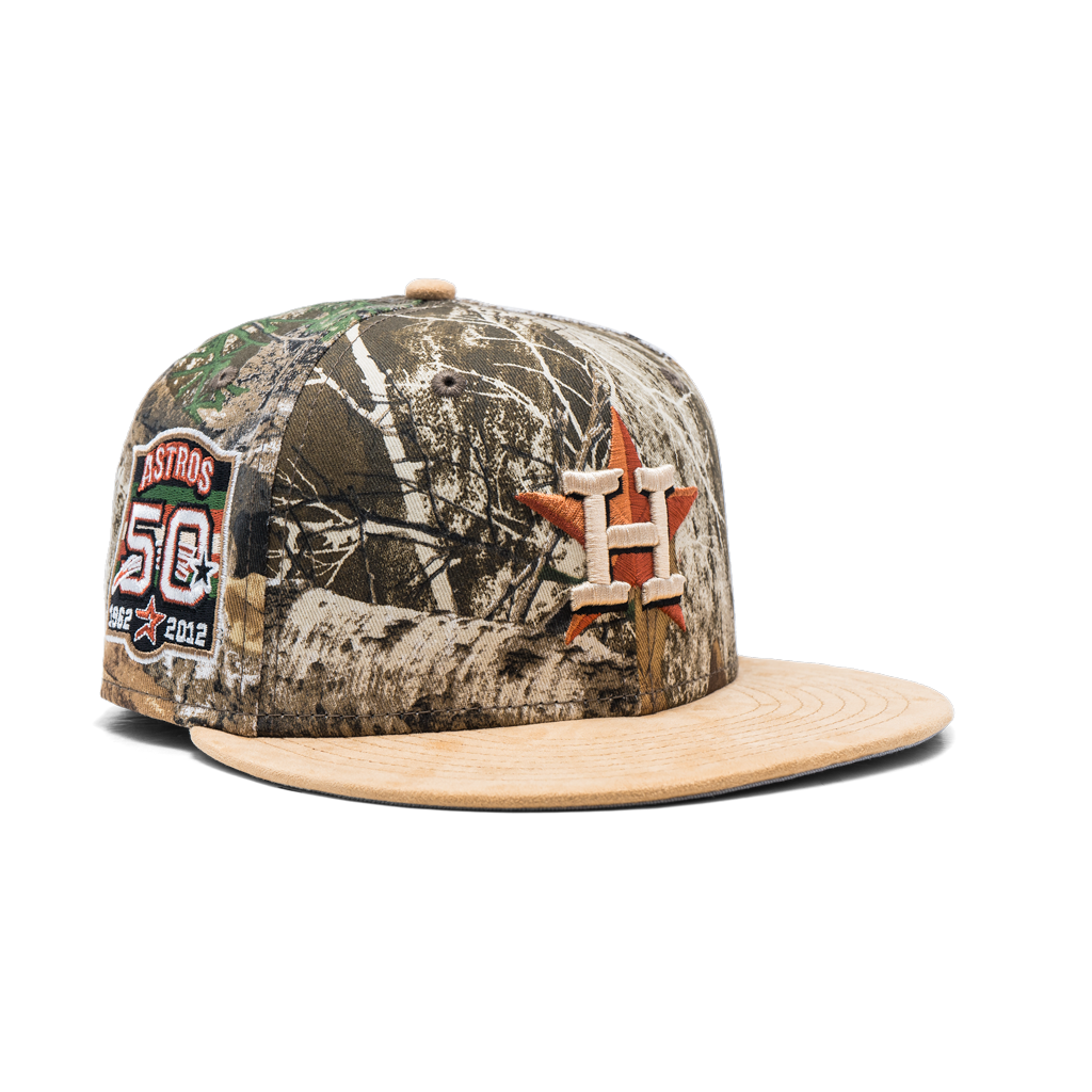 Houston Astros 59FIFTY Real Tree Suede Brim – Styll